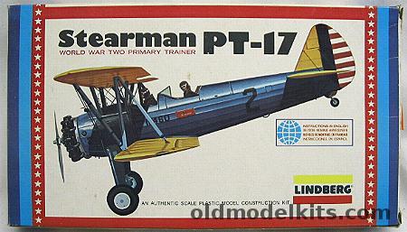 Lindberg 1/48 Stearman Kaydet PT-17 Primary Trainer - Bagged, 2313 plastic model kit